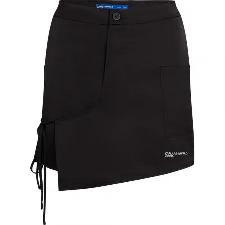 KARL LAGERFELD JEANS A3W12005 Satin Mini 스커트 142685316