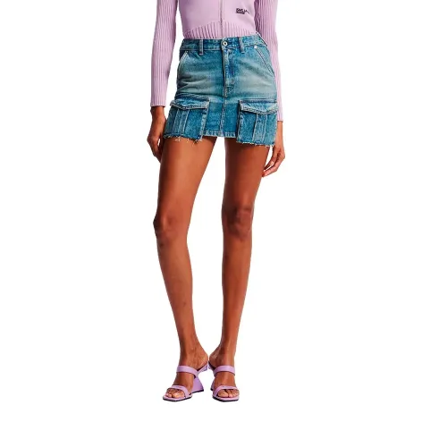 KARL LAGERFELD JEANS A3W12008 유틸리티 짧은 스커트 142685335