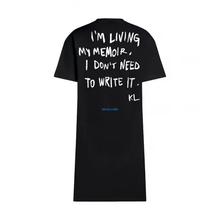 KARL LAGERFELD JEANS A4W13054 Karlism 반팔 짧은 원피스 142685523