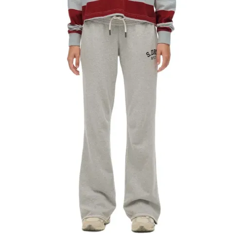 슈퍼드라이 Athletic Embroidered Flare 운동복 바지 142686634