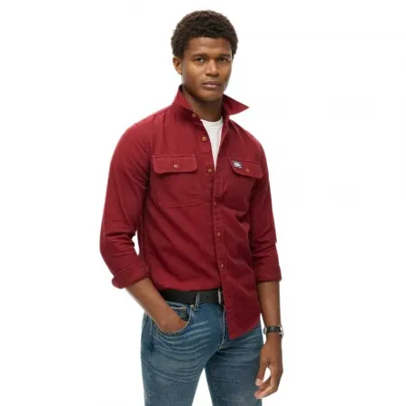 슈퍼드라이 Flannel Workwear 오버셔츠 142686822