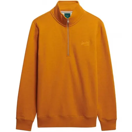 슈퍼드라이 빈티지 Logo 엠브로이더드 Henley 하프 지퍼 스웨터 142687020