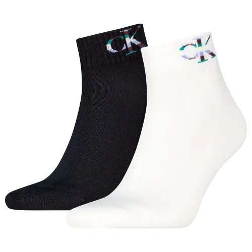 캘빈클라인 701228805 Quarter 짧은 양말 2 켤레 142691483