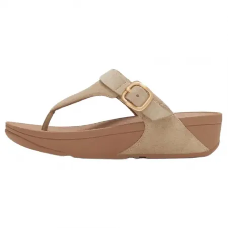 핏플랍 Lulu Buckle 스웨이드 Toe Post 샌들 142703620