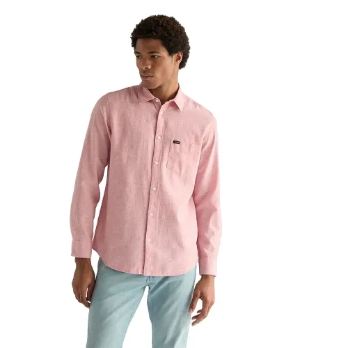 랭글러 112378038 1 포켓 레귤러 핏 긴팔 셔츠 142707125