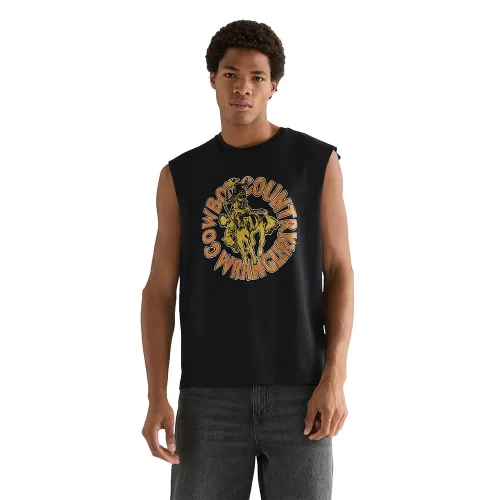 랭글러 그래픽 Muscle 나시 티셔츠 142707260