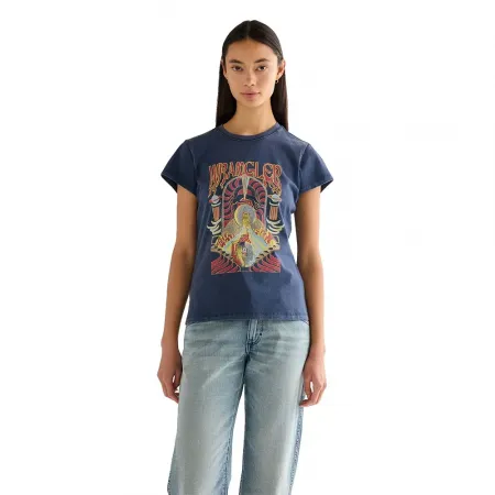 랭글러 Shrunken Band 반팔 티셔츠 142707319