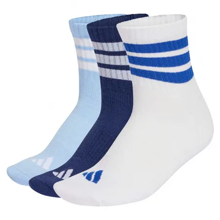 아디다스 3 Stripes Cushioned Sportswear Mid Cut 양말 3 팩 142711811