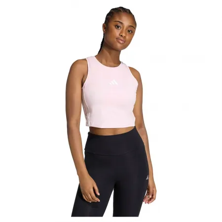 아디다스 에센셜 3 Stripes Padded 나시 티셔츠 142712079