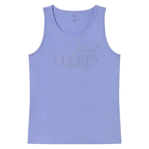 푸마 Ess Logo Rhinestone 나시 티셔츠 142739894