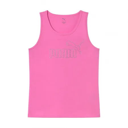 푸마 Ess Logo 라인스톤 나시 티셔츠 142739895