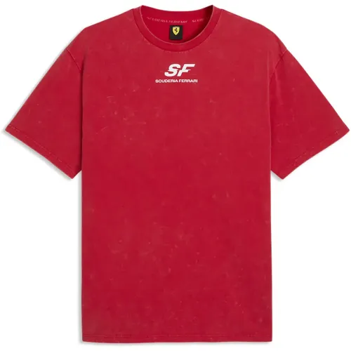 푸마 Ferrari Car 그래픽 반팔 티셔츠 142740079