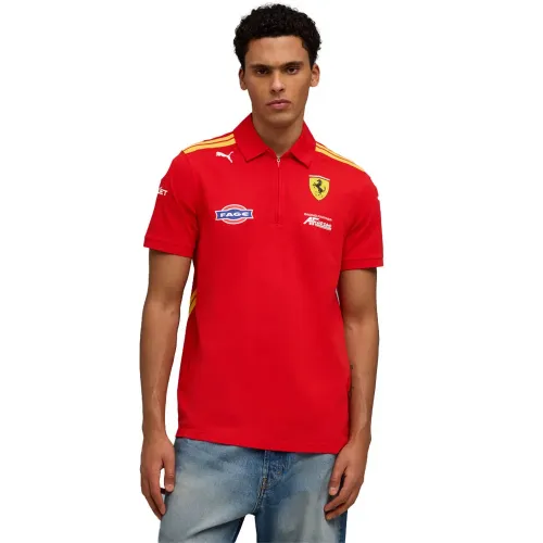 푸마 페라리 Hypercar 레플리카 반팔 폴로 셔츠 142740109