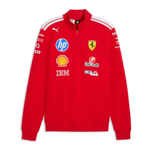 푸마 SF 페라리 T7 레플리카 하프 지퍼 스웨터 142740466