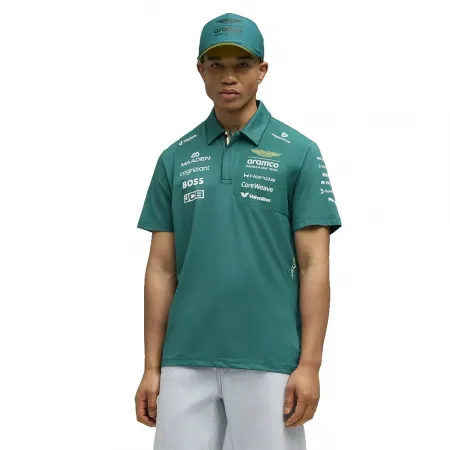 푸마 x 애스턴마틴 F1 레플리카 반팔 폴로 셔츠 142740620