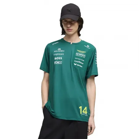 푸마 x 애스턴마틴 F1 Fernando Alonso 레플리카 반팔 티셔츠 142740626