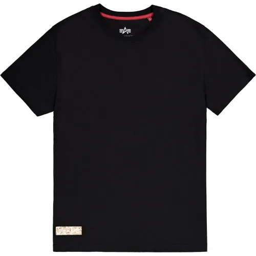 알파 인더스트리 Camo Label Back Print 반팔 티셔츠 142746443