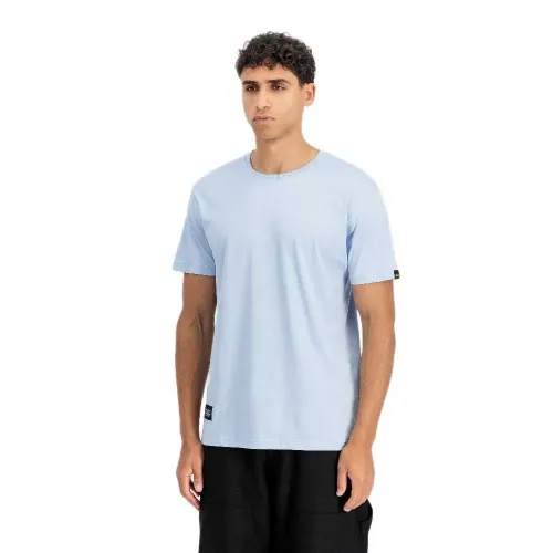 알파 인더스트리 Label Back Print 반팔 티셔츠 142746517