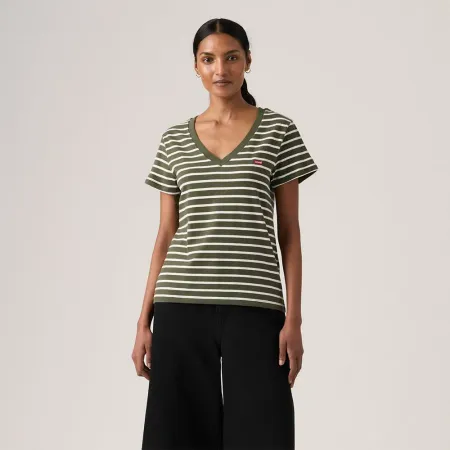 리바이스 The Perfect 반팔 V넥 티셔츠 142751044