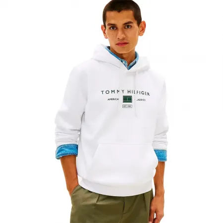 타미힐피거 Brand Love Mono Stack 후드티 142758111