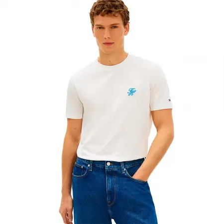 타미힐피거 Script Monogram 반팔 티셔츠 142758247