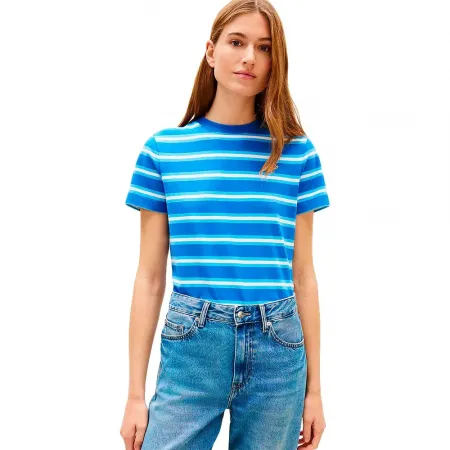 타미힐피거 Script 레큘러 Fit 반팔 티셔츠 142758252