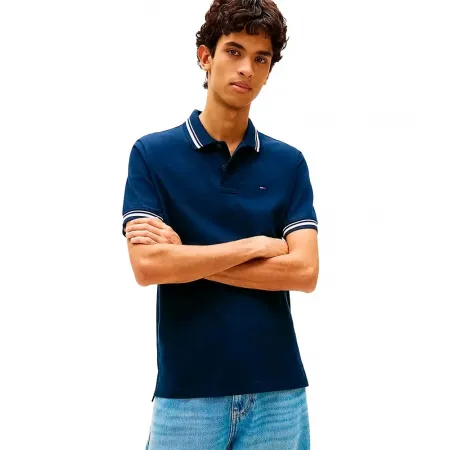 타미힐피거 DM0DM22700 레큘러 Fit 반팔 폴로 셔츠 142758524