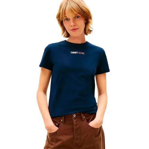 타미힐피거 에센셜 Logo 2 반팔 티셔츠 142758555