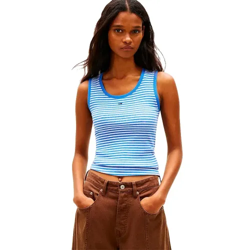 타미힐피거 에센셜 나시 티셔츠 142758560