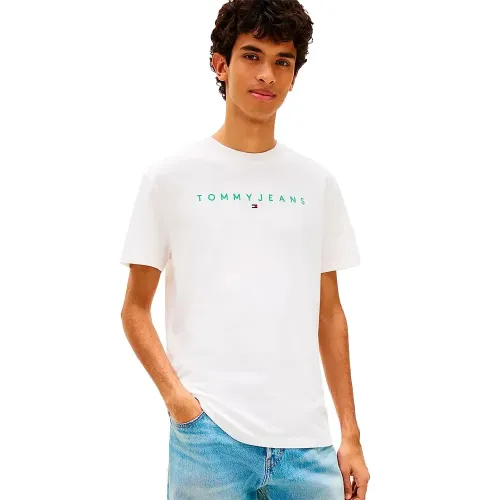 타미힐피거 Linear Logo Regular Fit 반팔 티셔츠 142758582