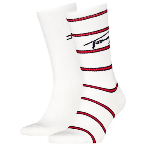 타미힐피거 Breton Stripe 크루 양말 2 켤레 142777439