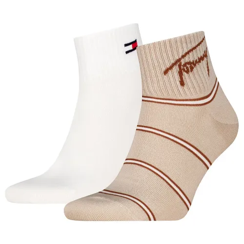 타미힐피거 Breton Stripe Quarter 양말 2 켤레 142777441