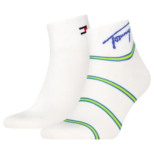 타미힐피거 Breton Stripe Quarter 양말 2 켤레 142777443
