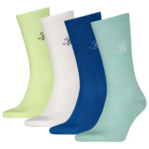 타미힐피거 Giftbox Monogram 크루 양말 4 켤레 142777477