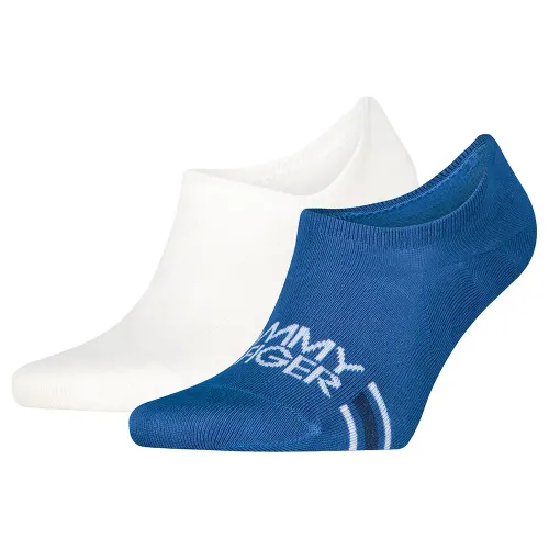 타미힐피거 Logo Stripe 보이지 않는 양말 2 켤레 142777496