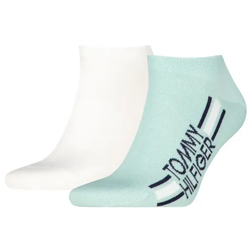 타미힐피거 Logo Stripe Sneaker 양말 2 켤레 142777501