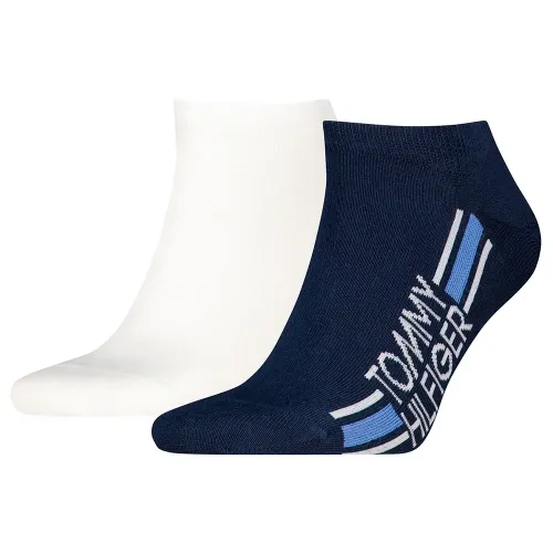 타미힐피거 Logo Stripe Sneaker 양말 2 켤레 142777502