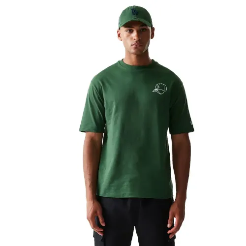 뉴에라 MLB 베이스볼 그래픽 LA 다져스 반팔 티셔츠 142784192