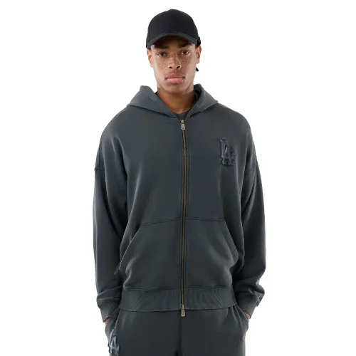 뉴에라 MLB Washed LA 다져스 풀지퍼 스웨터 142784209