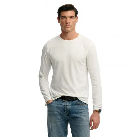 슈퍼드라이 클래식 코튼 라인n 긴팔 티셔츠 142784629