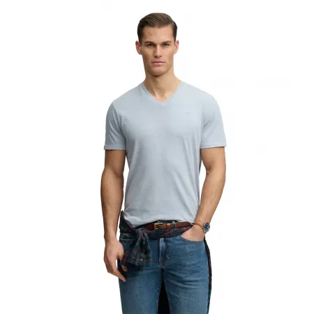 슈퍼드라이 클래식 코튼 라인n Vee 반팔 V넥 티셔츠 142784646