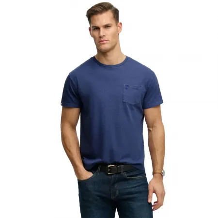 슈퍼드라이 코튼 클래식 Linen 포켓 반팔 티셔츠 142784730