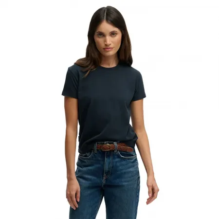 슈퍼드라이 에센셜 로고 핏ted 반팔 티셔츠 142784803