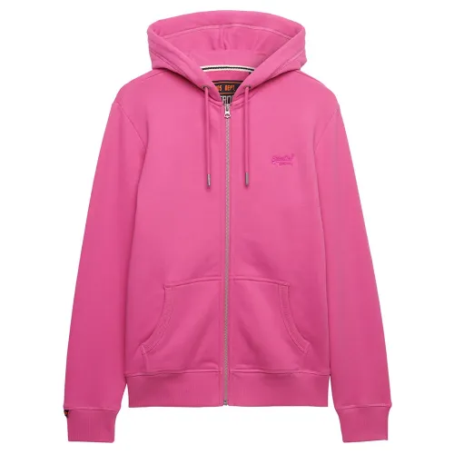 슈퍼드라이 에센셜 Logo 풀지퍼 스웨터 142784812