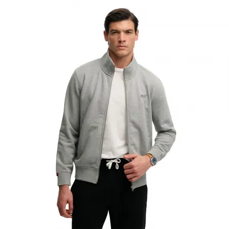 슈퍼드라이 에센셜 Logo 풀지퍼 스웨터 142784816