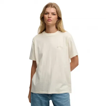 슈퍼드라이 에센셜 로고 루즈 핏 반팔 티셔츠 142784826