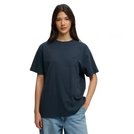 슈퍼드라이 에센셜 로고 루즈 핏 반팔 티셔츠 142784827