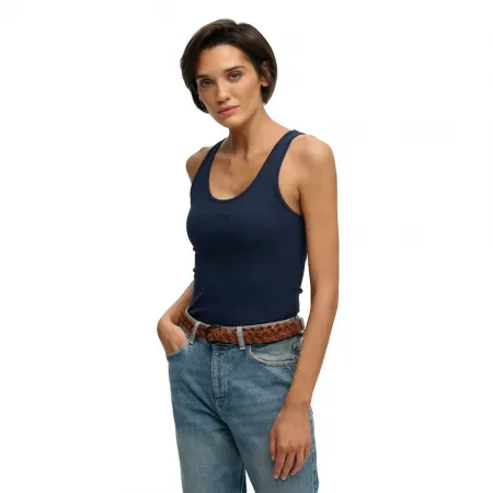 슈퍼드라이 에센셜 로고 Scoop 나시 티셔츠 142784832