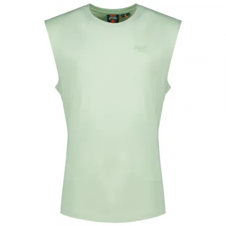 슈퍼드라이 에센셜 로고 Unbrushed 나시 티셔츠 142784844