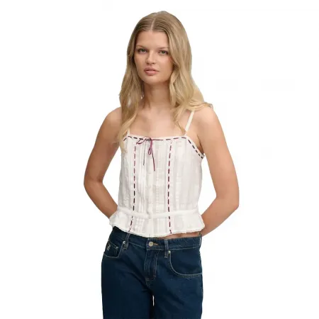 슈퍼드라이 Lace Cami 나시 상의 142784925